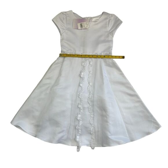 LAVENDER‎ by US ANGELS, Lace Embroidered Communion Dress, Size 10 - Picture 4 of 13